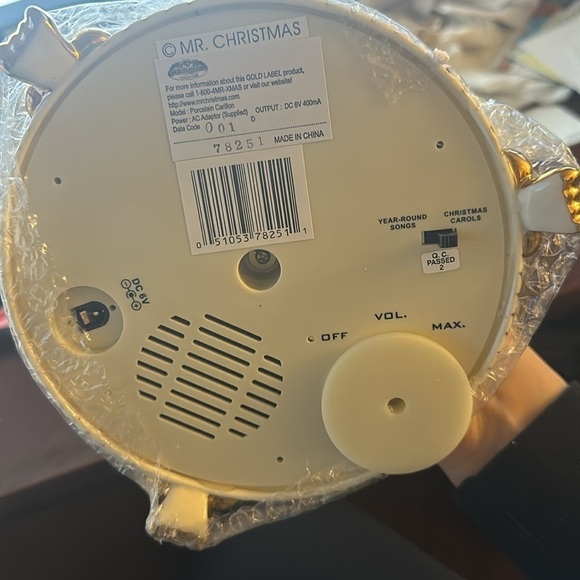 🆕 Porcelain GOLD LABEL Collection Hand Painted Mr. Christmas Musical Carousel - Picture 5 of 7